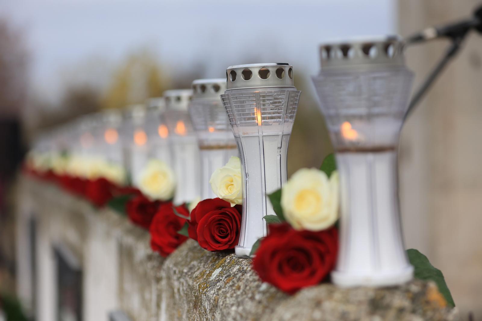 19.11.2021., Vukovar - U Borovo-commercu kod ostataka nekadasnje bolnice i sklonista "Vukovarske majke" odrzao se prigodni program, mimohod i polaganje vijenaca.
