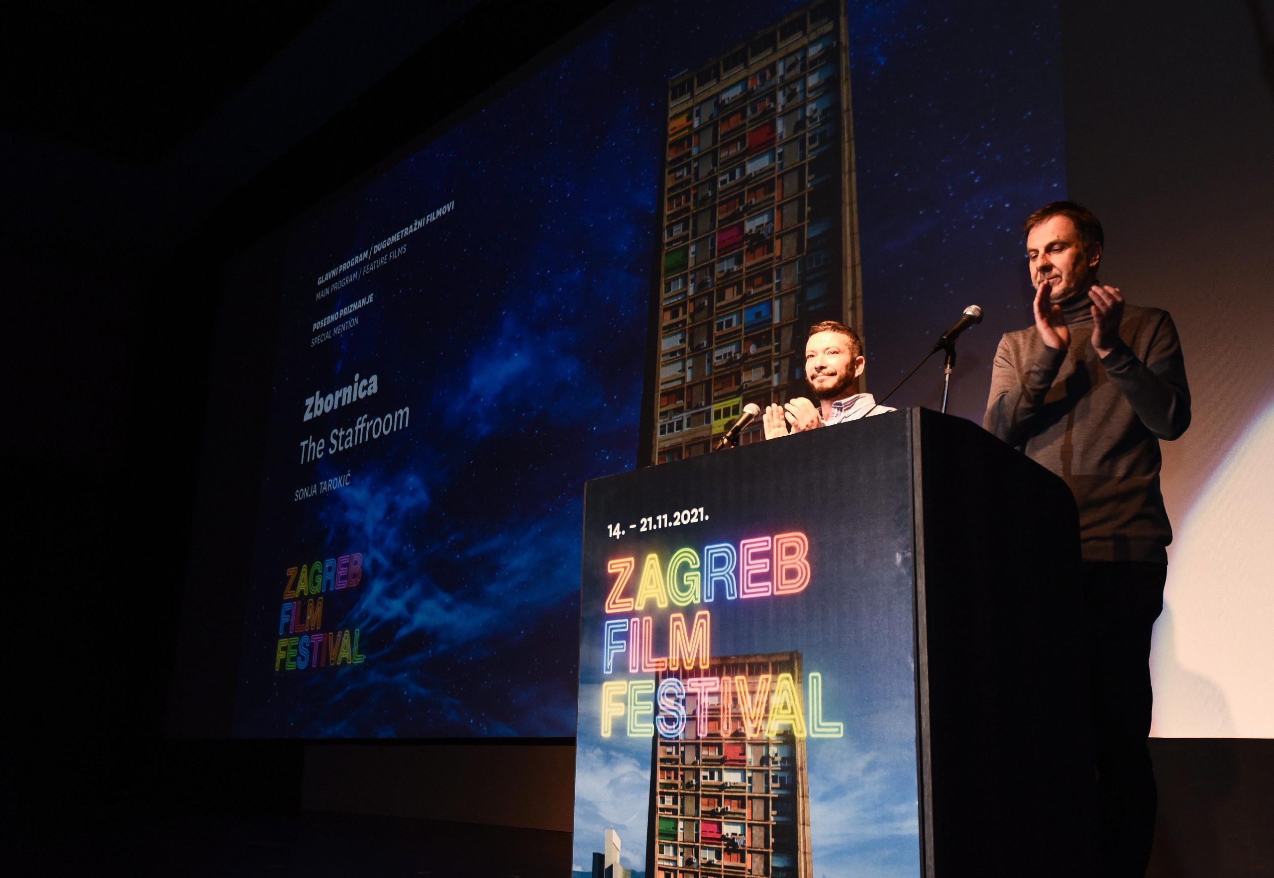 20.11.2021., Zagreb - Premijera filma "Deset u pola" oskarovca Danisa Tanovica na 19. ZFF-u. Boris T. Matic