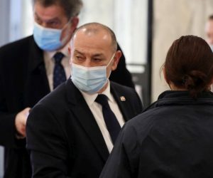 24.11.2021.,Zagreb - Prije ulaska u Sabor zastupnici  pokazuju Covid potvrde