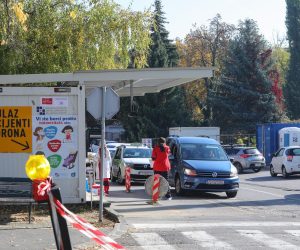 25.10.2021., Zagreb - Testiranje na covid-19 pri Zavodu za javno zdravstvo Andrija Stampar u Mirogojskoj ulici.