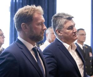 27.09.2021., Split - Predsjednik Republike i vrhovni zapovjednik Oruzanih snaga Zoran Milanovic urucio je Red vojvode Trpimira s vrpcom i zvijezdom ravnatelju Zbora narodne garde general-potpukovniku Jonu A. Jensenu.
Mario Banozic, Zoran Milanovic
Photo: Miroslav Lelas/PIXSELL