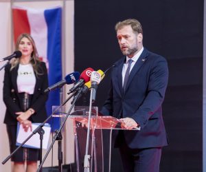 29.09.2021., Split - U Spaladium areni svecano je otvorena Jadranska vojna i zrakoplovna izlozba i konferencija - ASDA 2021.
Mario Banozic
Photo: Miroslav Lelas/PIXSELL