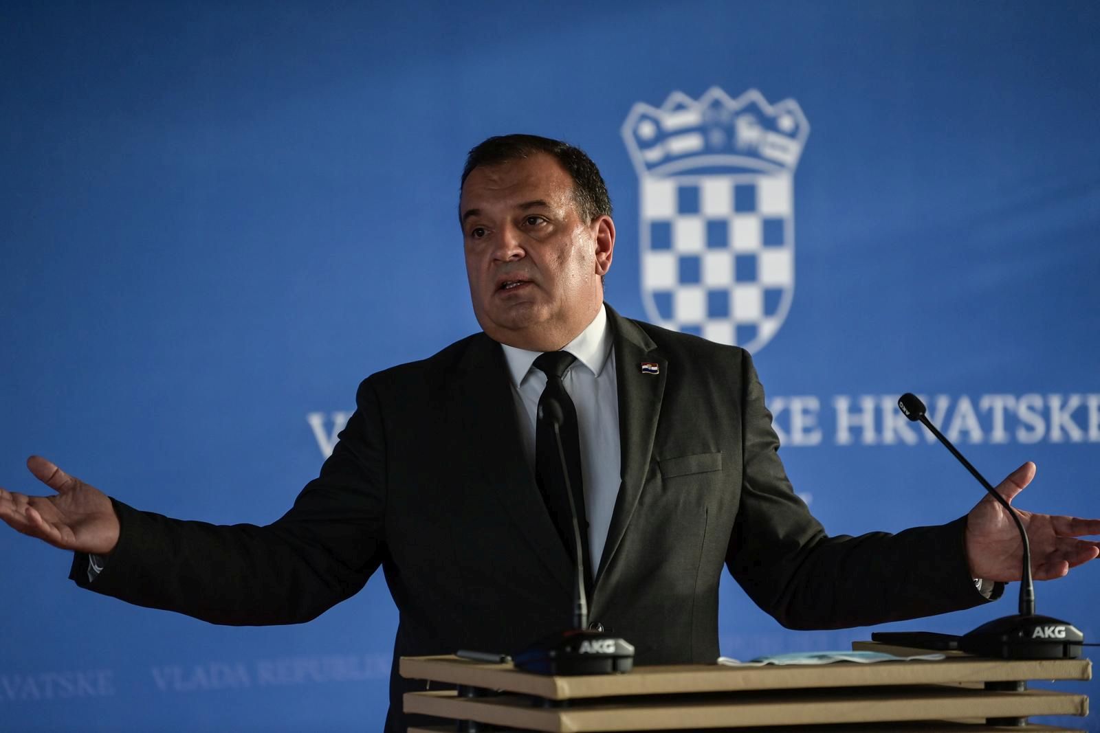 04.11.2021., Zagreb - Ministar zdravstva Vili Beros obratio se javnosti nakon sjednice Vlade.