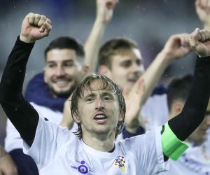 14.11.2021., Split - Stadion Poljud, kvalifikacijska utakmica za odlazak na SP u Qataru izmedju reprezentacije Hrvatske i Rusije. Luka Modric