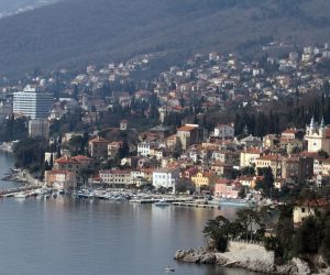 28.03.2013., Opatija - Panorama najveceg turistickog centra na Kvarneru. 
Photo: Goran Kovacic/PIXSELL