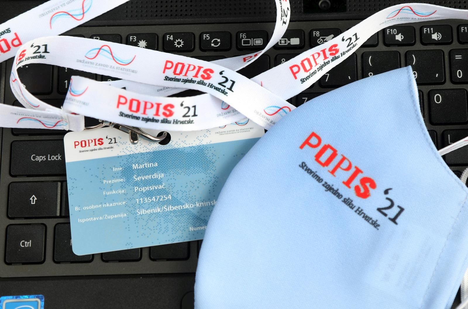 01.09.2021., Sibenik - U Hrvatskoj je pocelo terensko popisivanje stanovnistva. Na teren izlaze popisivaci koji ce popisivanje provoditi do 17. listopada.
Photo: Dusko Jaramaz/PIXSELL