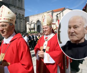 07.05.2018., Split - Slavlje povodom blagdana svetog Dujma zapocelo je procesijom i misom na rivi. Blagdan svetog Dujma ili fjera sv. Dujma slavi se tradicionalno 7. svibnja, a posvecena je Sv. Dujmu, salonitanskom biskupu, koji je zivio u doba cara Dioklecijana. Sveti Dujam je zastitnik grada Splita pa se manifestacijom, koja ukljucuje procesiju, misu i razne kulturno-umjetnicke priredbe, ujedno slavi i Dan grada Splita. Marin Barisic.  Photo: Miranda Cikotic/PIXSELL