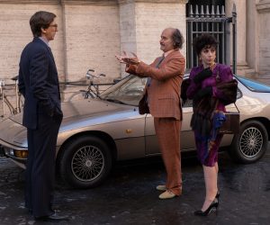 G_05204_RC

(l-r) Adam Driver stars as Maurizio Gucci, Jared Leto as Paolo Gucci

 and Lady Gaga as Patrizia Reggiani in Ridley Scott’s

HOUSE OF GUCCI

A Metro Goldwyn Mayer Pictures film

Photo credit: Fabio Lovino

© 2021 Metro-Goldwyn-Mayer Pictures Inc. All Rights Reserved.