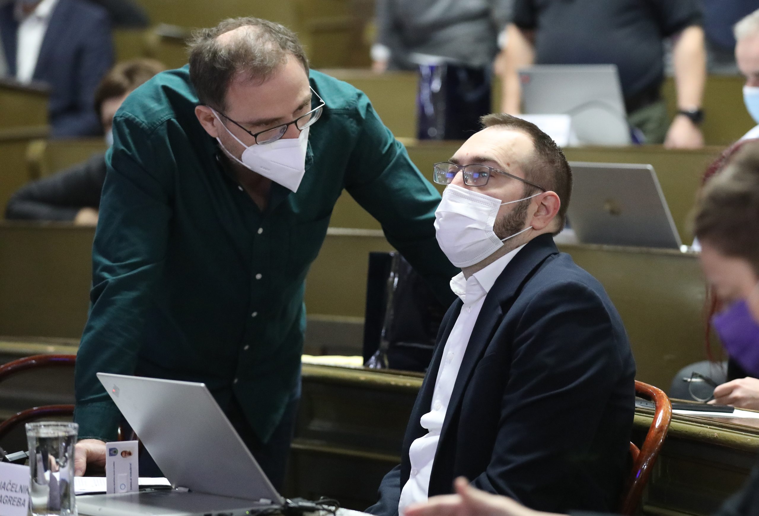 Zagreb, 09.12.2021. -  Šesta sjednica zagrebačke Gradske skupštine o proračunu za 2022. godinu. Na fotografiji gradonačelnik Grada Zagreba Tomislav Tomašević.
foto HINA/ Admir BULJUBAŠIĆ/ abu