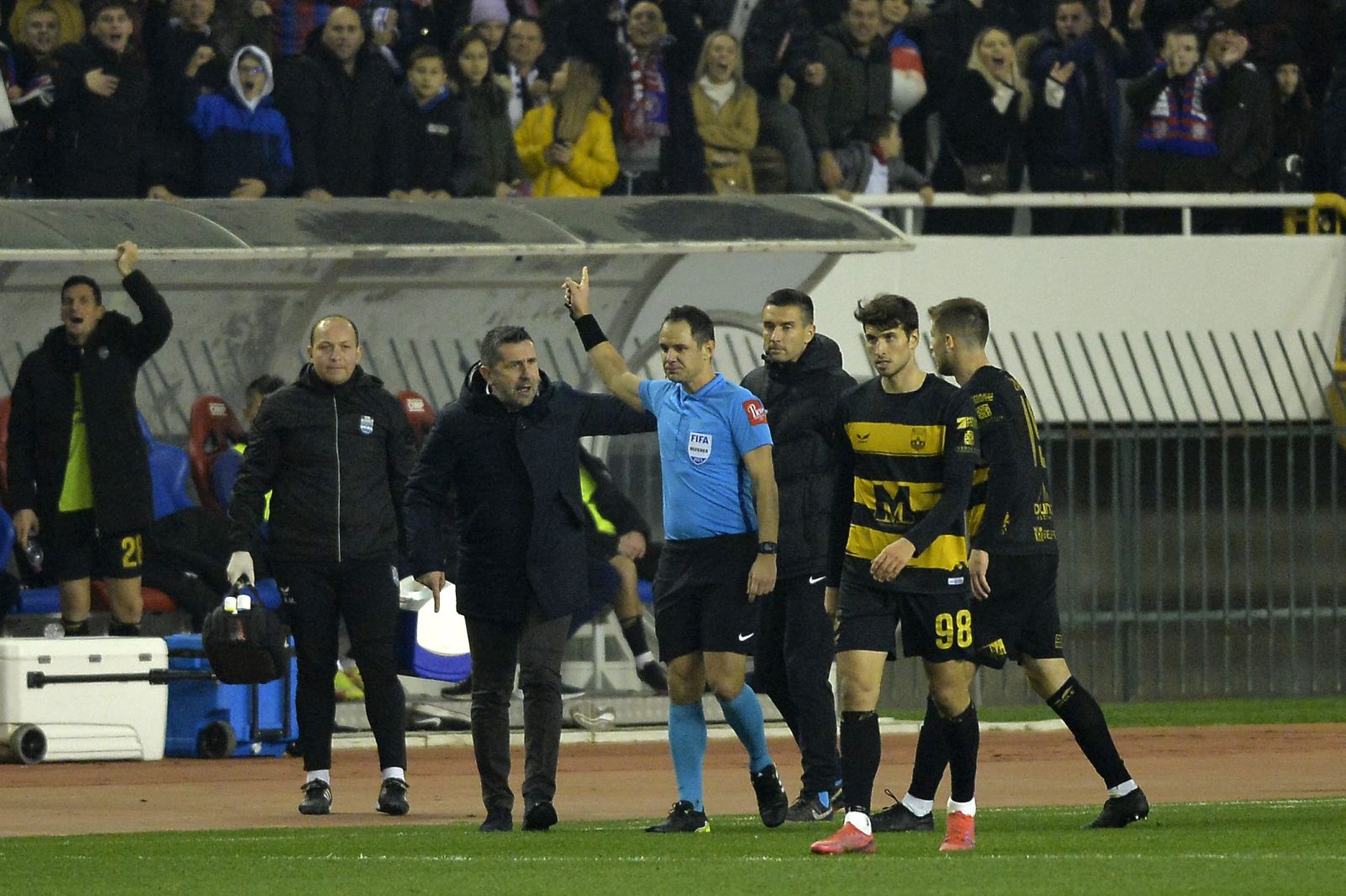 Split, 19.12.2021. - Utakmica 20. kola Prve HNL Hajduk - Osijek. Na slici Nenad Bjelica. foto HINA/ Mario STRMOTIC/ ms