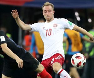 01.07.2018., Niznji Novgorod, Rusija - Svjetsko nogometno prvenstvo 2018., osmina finala, Hrvatska - Danska. Christian Eriksen Photo: Igor Kralj/PIXSELL