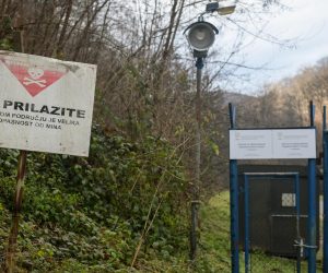 02.01.2021., Cerkezovac - Prostor bivse vojarne u Cerkezovcu koji je prenamijenjen kako bi postao odlagaliste radioaktivnog otpada iz NE Krsko. Photo: Sandra Simunovic/PIXSELL