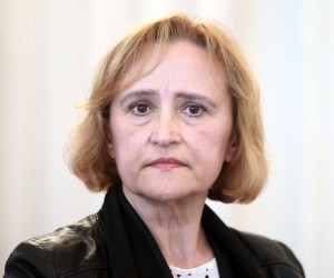 02.05.2016., Zagreb - U Novinarskom domu odrzan je panel na temu: Sloboda medija u Hrvatskoj, na kojem su govorili: Sasa Lekovic, Gvozdec Srecko Flego, Nenad Zakosek, Vesna Alaburic i Melisa Skender.rPhoto: Sanjin Strukic/PIXSELL