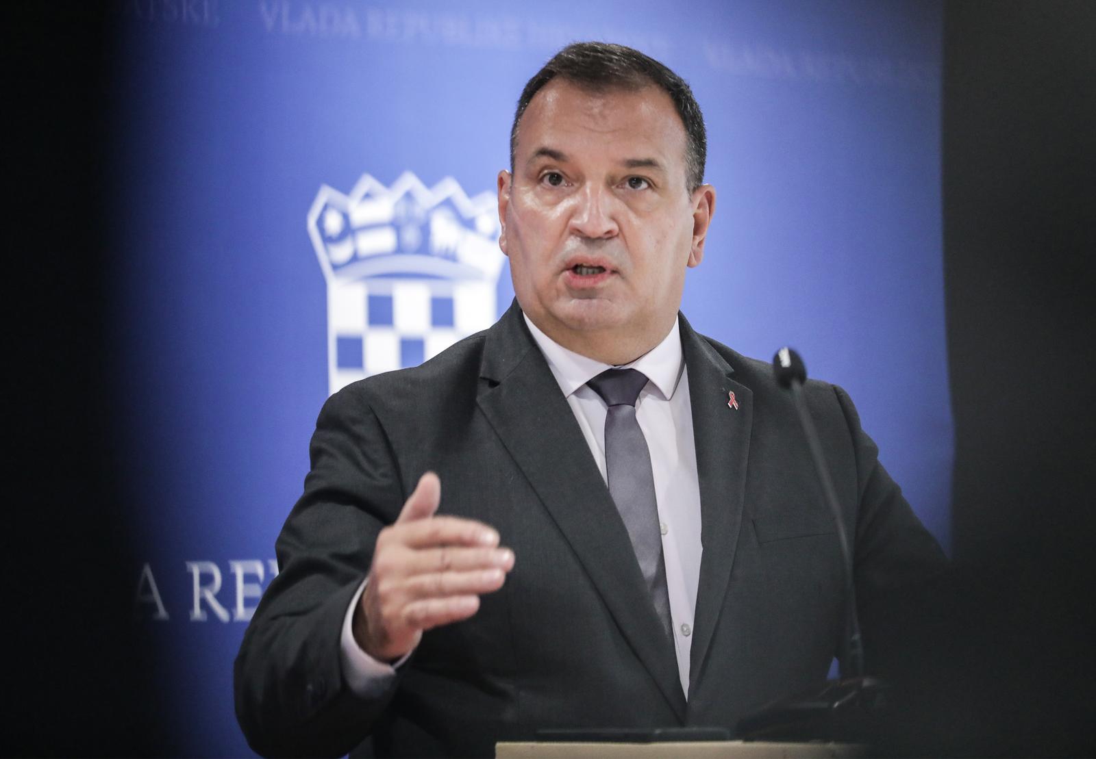 02.12.2021., Zagreb - Pod predsjedanjem premijera Andreja Plenkovica odrzana redovita sjednica Vlade RH. Nakon sjednice Vlade ministar Vili Beros dao izjavu za medije.