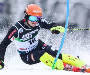 06.01.2021., Zagreb - Prva voznja muskog slaloma Audi FIS Svjetskog skijaskog kupa Snow Queen Trophy. Filip Zubcic Photo: Luka Stanzl/PIXSELL