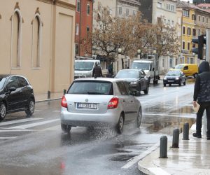 08.02.2021.,Sibenik - Promjenljivo i kisno vrijeme u Sibeniku.
Photo: Dusko Jaramaz/PIXSELL