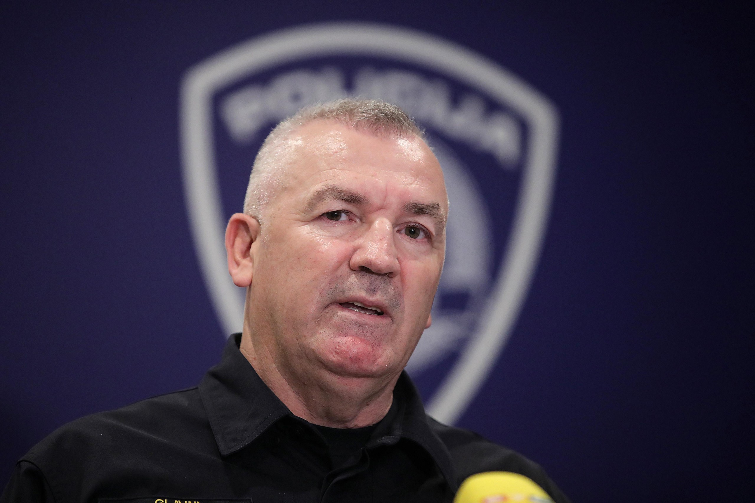 8.10.2021., Zagreb - Glavni ravnatelj policije Nikola Milina dao je izjavu za medije u Ravnateljstvu policije na temu objavljene snimke postupanja prema migrantima te o dosadasnjim nalazima Strucnog tima. 
 Photo: Goran Stanzl/PIXSELL