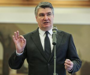 09.12.2021., Zagreb - Predsjednik Republike Hrvatske Zoran Milanovic dao je izjavu medjima. Photo: Robert Anic/PIXSELL