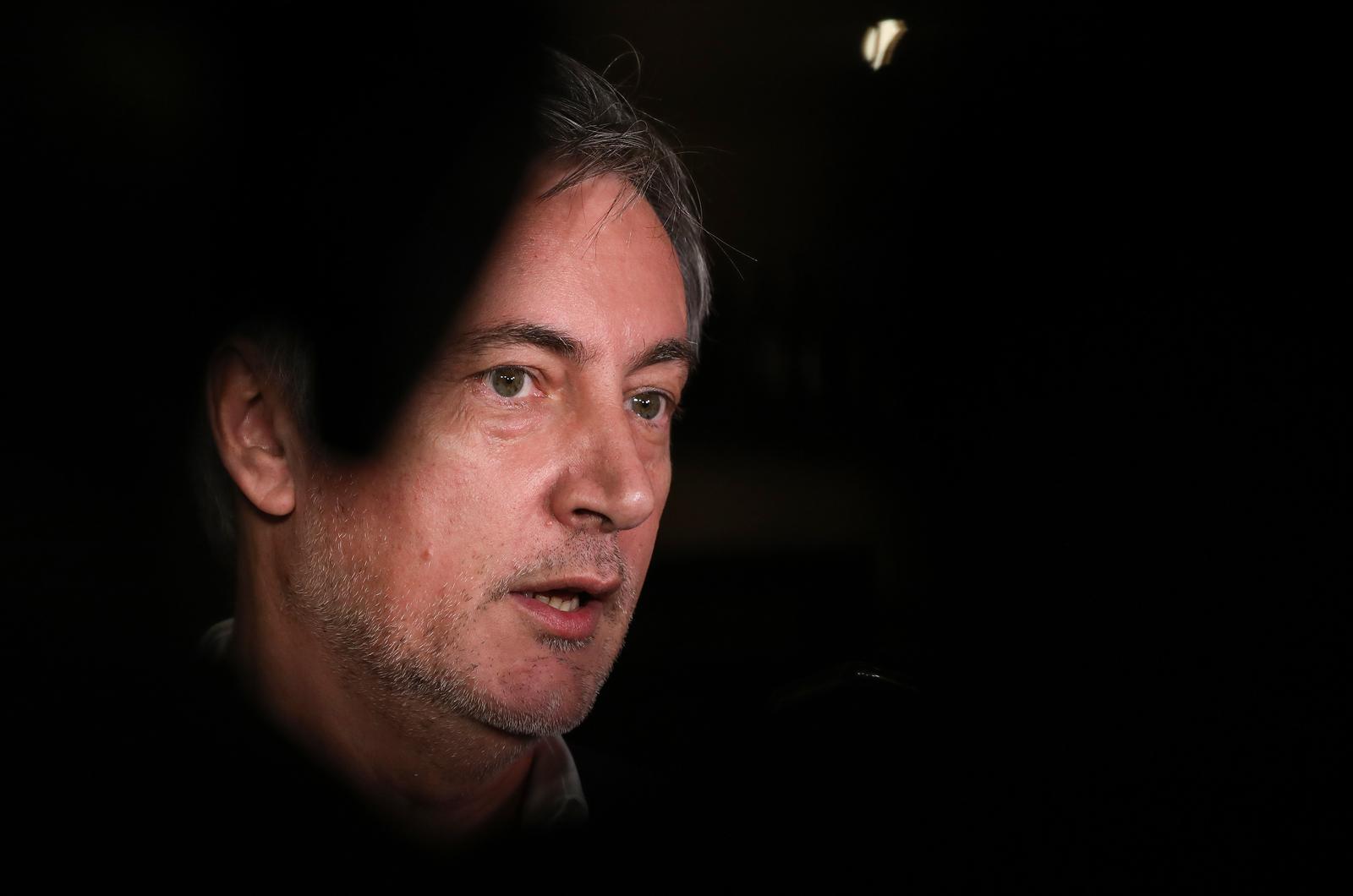 11.11.2019., Zagreb, U restoranu Maredo predsjednicki kandidat Miroslav Skoro s prijateljima proslavio dan sv. Martina te krstio vino svoje vinarije.rPhoto: Robert Anic/PIXSELL