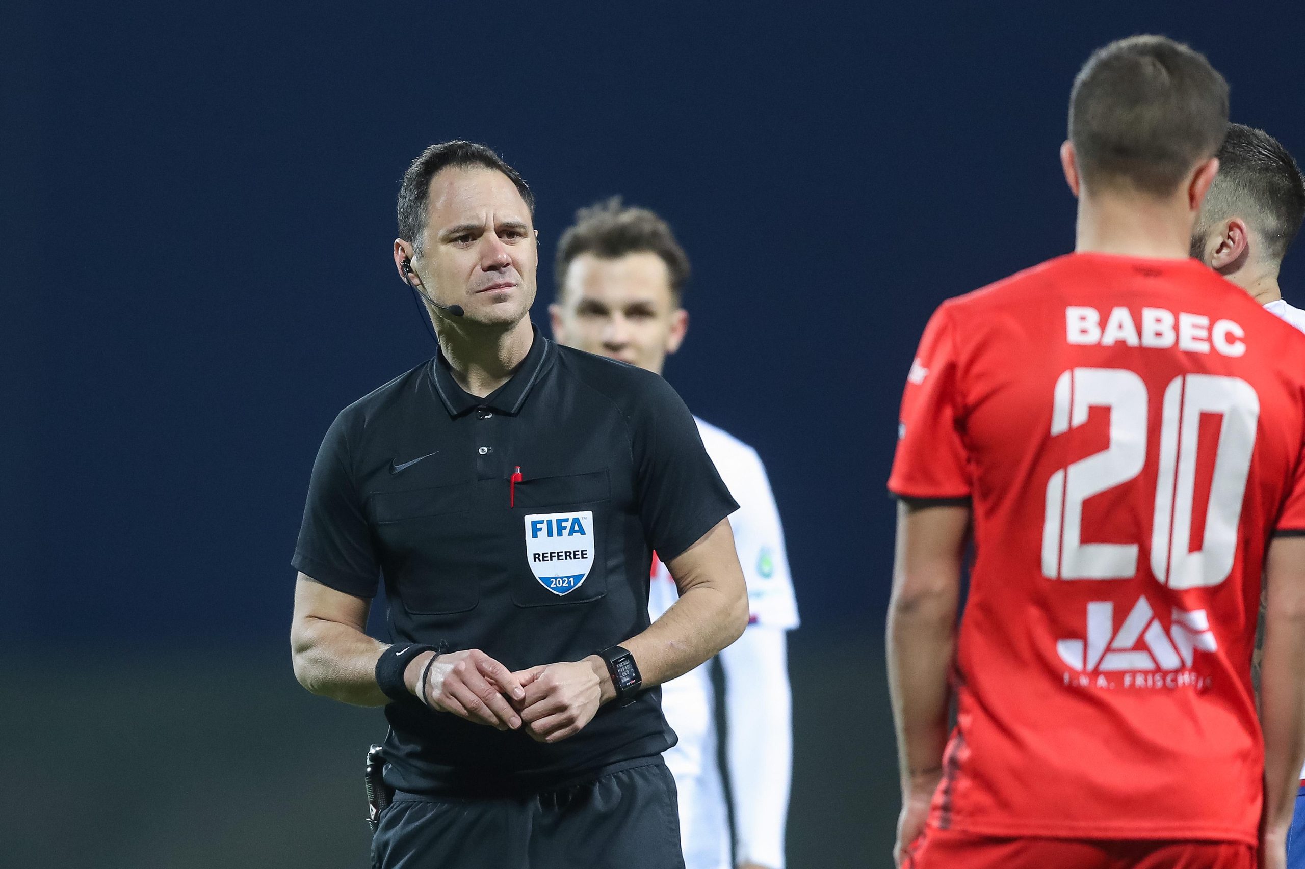 13.03.2021., Gradski stadion, Velika Gorica - Hrvatski Telekom Prva liga, 25. kolo, HNK Gorica - HNK Hajduk. Sudac Fran Jovic.
Photo: Luka Stanzl/PIXSELL