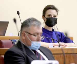 13.12.2021., Zagreb - Sabor 9. sjednicu nastavlja raspravom o Konacnom prijedlogu zakona o sprjecavanju sukoba interesa. Dalija Oreskovic
Photo: Patrik Macek/PIXSELL