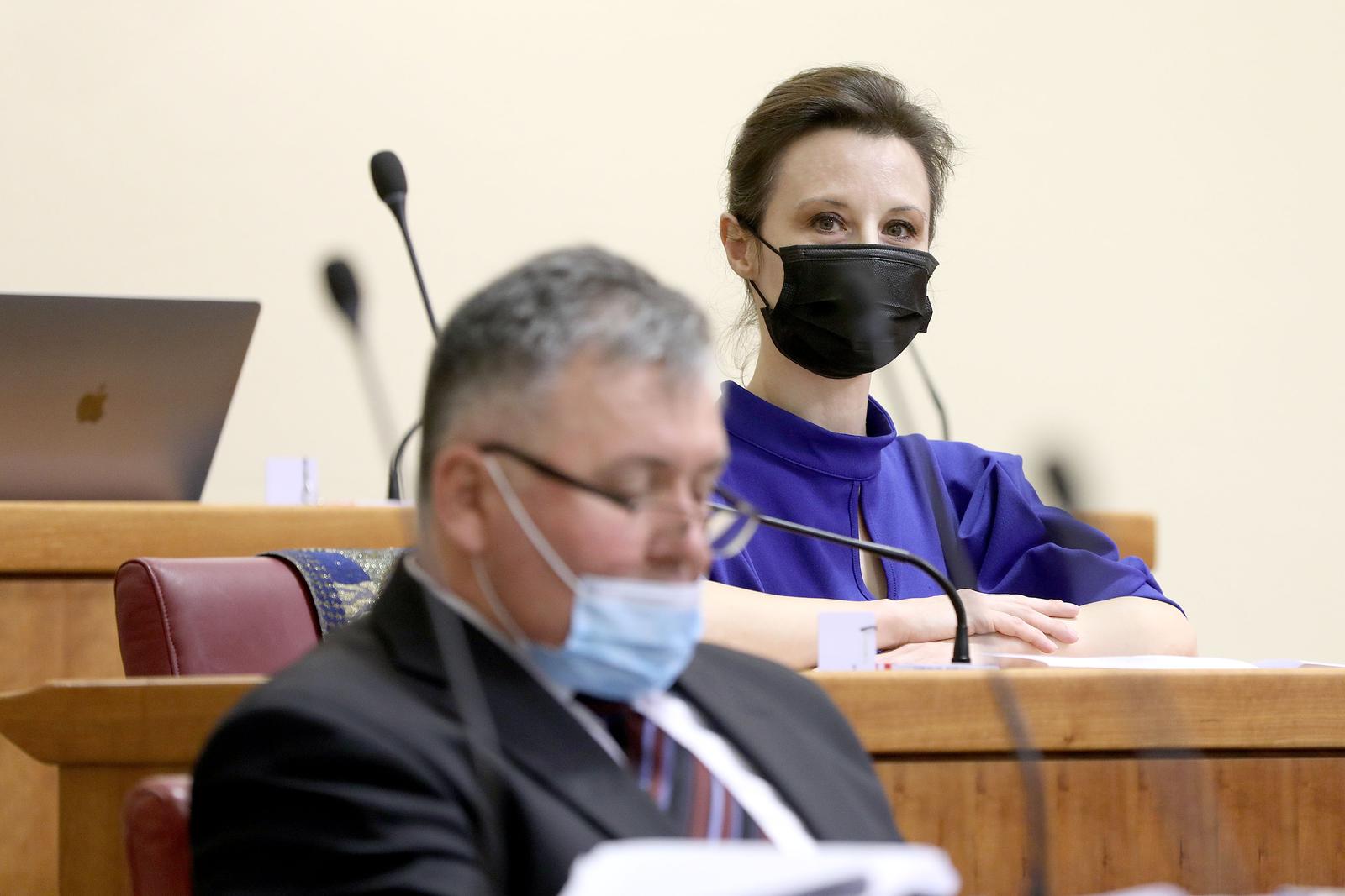 13.12.2021., Zagreb - Sabor 9. sjednicu nastavlja raspravom o Konacnom prijedlogu zakona o sprjecavanju sukoba interesa. Dalija Oreskovic
Photo: Patrik Macek/PIXSELL