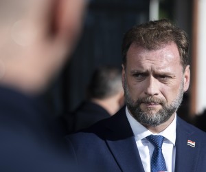 13.12.2021., Split - Ministar Mario Banozic sudjelovao je na svecanoj akademiji povodom 30. godisnjice osnutka 72. bojne Vojne policije.
ministar obrane Mario Banozic
Photo: Miroslav Lelas/PIXSELL