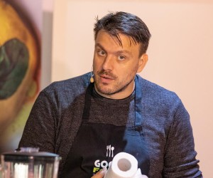 14.10.2019., Pile, TZ, Dubrovnik - Radionica, Rizot. Voditelj Mate Jankovic. Chef Mate, nekadasnji najintrigantnijirclan zirija MasterChefa Nove TV danas je pokazao kako se pravi rizoto.rPhoto: Grgo Jelavic/PIXSELL