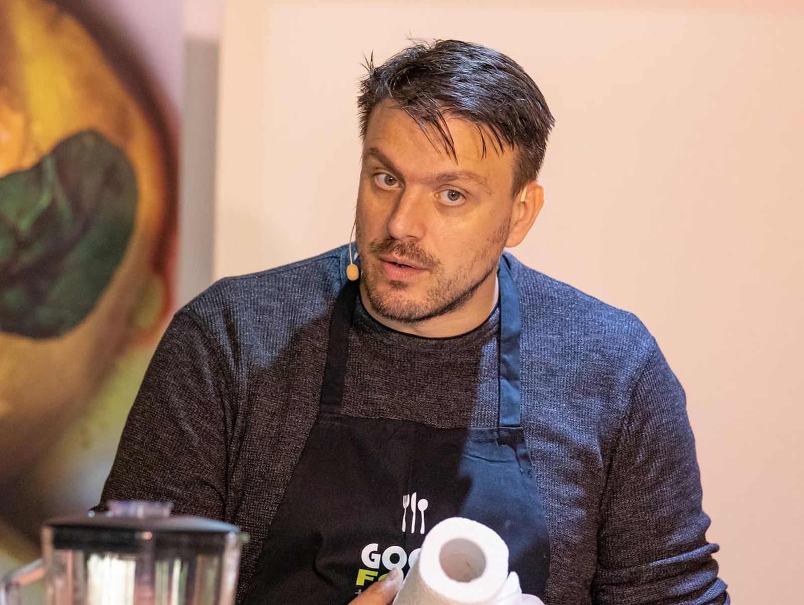 14.10.2019., Pile, TZ, Dubrovnik - Radionica, Rizot. Voditelj Mate Jankovic. Chef Mate, nekadasnji najintrigantnijirclan zirija MasterChefa Nove TV danas je pokazao kako se pravi rizoto.rPhoto: Grgo Jelavic/PIXSELL