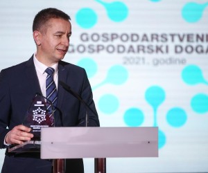 14.12.2021., Zagreb - Dodjela nagrade Vecernjeg lista "Gospodarstvenik i gospodarski dogadjaj 2021. godine. Fabris Perusko Photo: Matija Habljak/PIXSELL