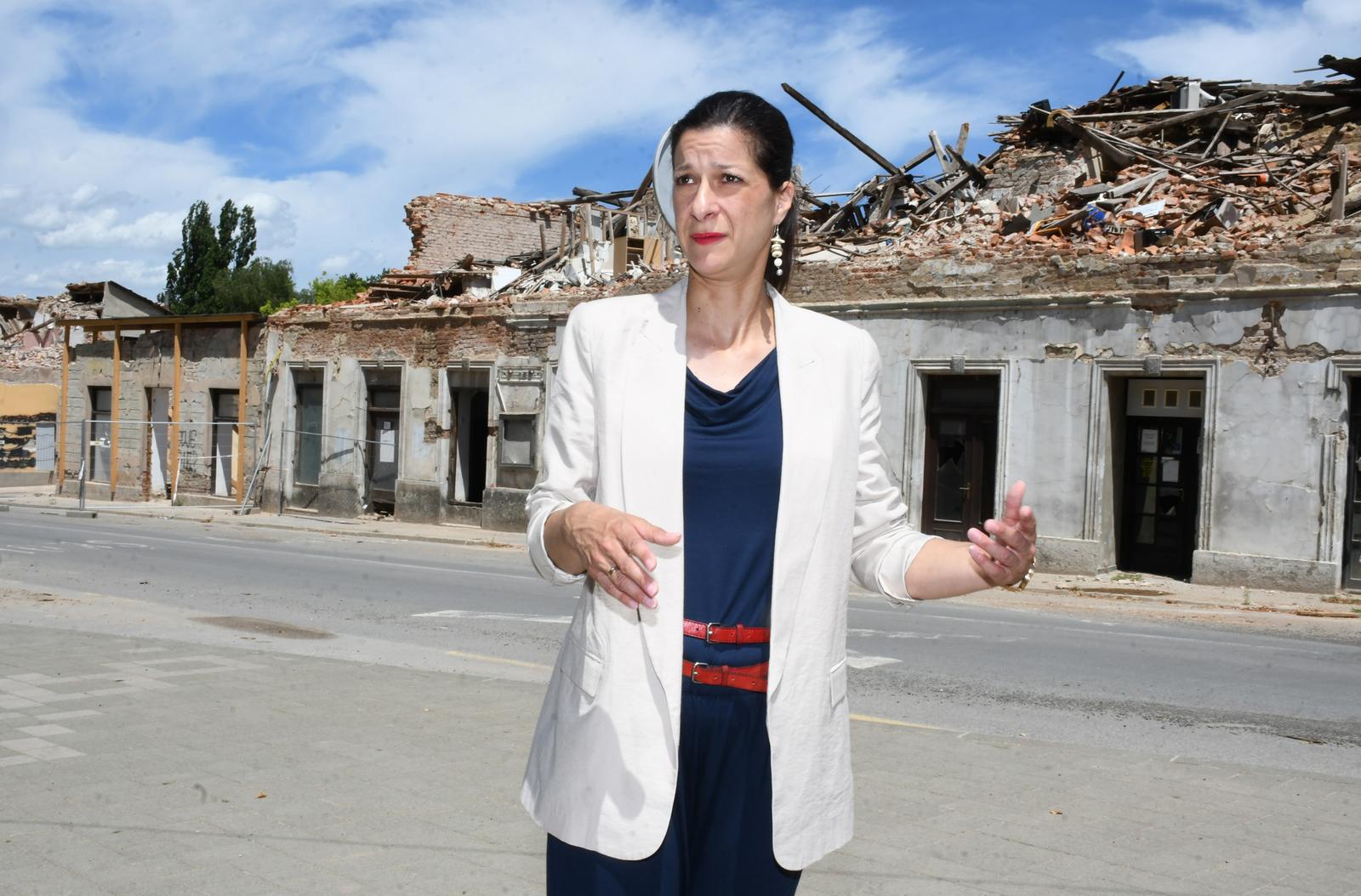 15.07.2021., Petrinja - Gradonacelnica Petrinje Magdalena Komes."n"nPhoto: Nikola Cutuk/PIXSELL
