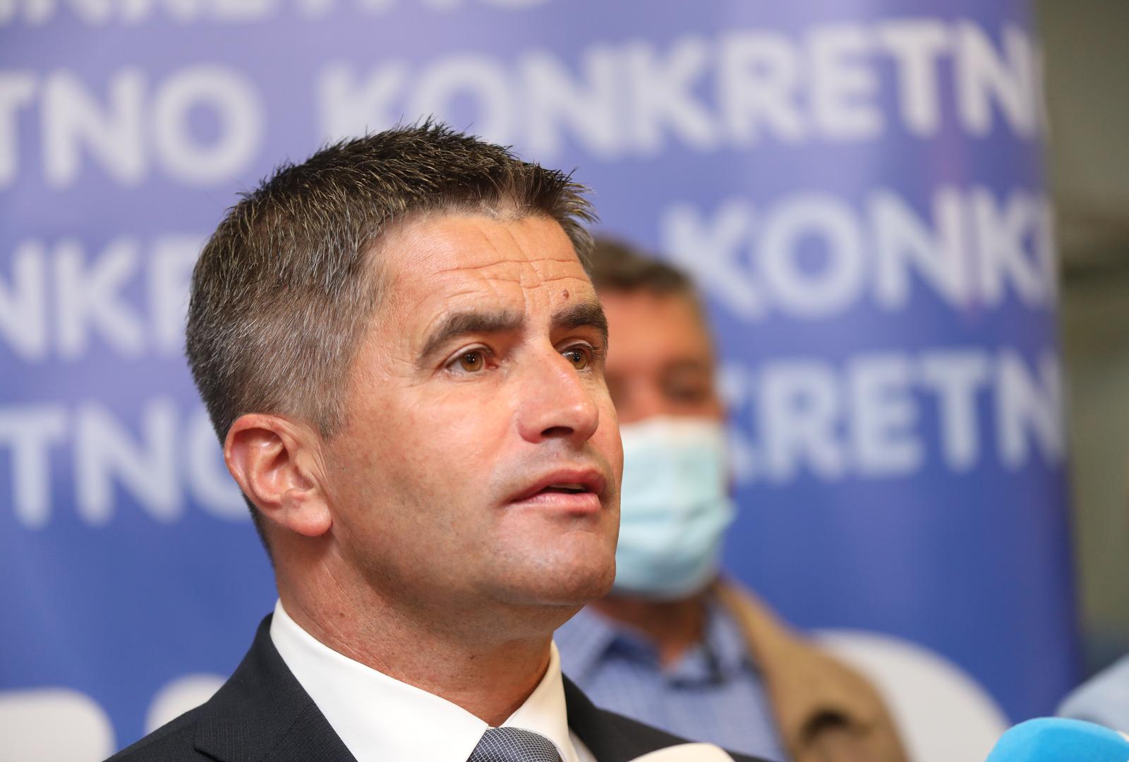 16.05.2021.,Split- Vice Mihanovic nakon ulaska u drugi krug dao izjave za medije."nPhoto:Ivo Cagalj/PIXSELL