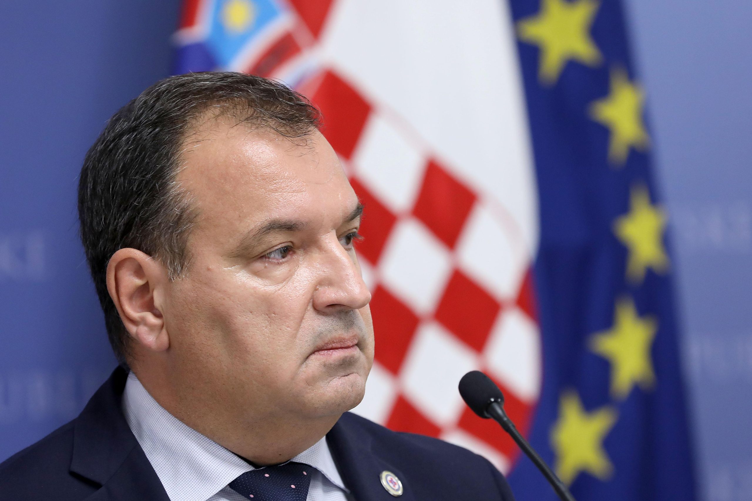 16.11.2021., Zagreb - Ministar zdravstva Vili Beros odrzao je u Banskim dvorima konferenciju za medije.