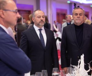 18.12.2019., Zagreb - U Hotelu Antunovic odrzana je Donatorska vecera za zrtve zemljotresa u Albaniji - Pray for Albania. Gzim Redzepi, Milan Bandic, Goran Grlic Radman.
Photo: Davor Puklavec/PIXSELL