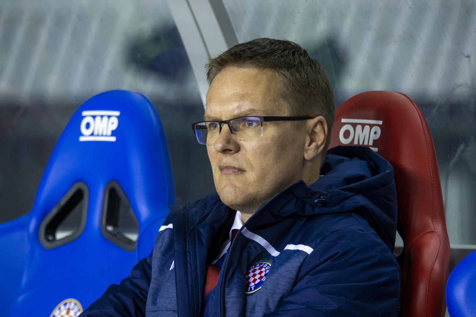 19.12.2021., stadion Poljud, Split - Hrvatski Telekom Prva liga, 20. kolo, HNK Hajduk - NK Osijek. Trener Hajduka Valdas Dambrauskas Photo: Miroslav Lelas/PIXSELL