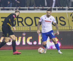 19.12.2021., stadion Poljud, Split - Hrvatski Telekom Prva liga, 20. kolo, HNK Hajduk - NK Osijek. Marko Livaja Photo: Miroslav Lelas/PIXSELL