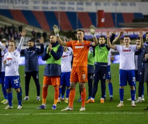 19.12.2021., stadion Poljud, Split - Hrvatski Telekom Prva liga, 20. kolo, HNK Hajduk - NK Osijek. Lovre Kalinic Photo: Miroslav Lelas/PIXSELL