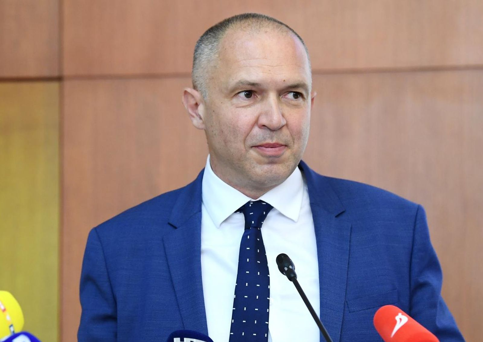 21.06.2021., Zagreb - U KBC Sestre milosrdnice odrzana je sjednica Upravnog vijeca s temom izbora ravnatelja KBC Sestre milosrdnice. Novoizabrani ravnatelj KBC-a Sestre milosrdnice Davor Vagic obratio se medijima. Photo: Marko Lukunic/PIXSELL