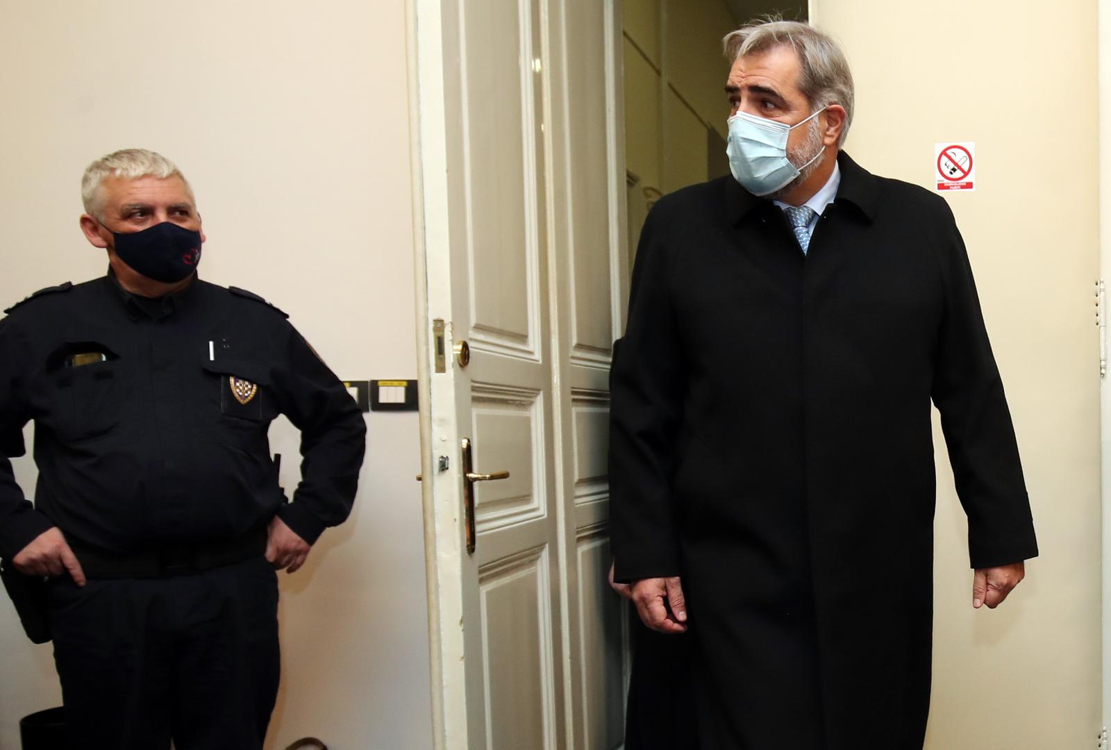 22.12.2021., Zagreb - Nadan Vidosevic i Zdenka Peternel proglaseni su krivima na Zupanijskom sudu nakon osmogodisnjeg sudskog postupka u aferi Remorker.  Photo: Sanjin Strukic/PIXSELL