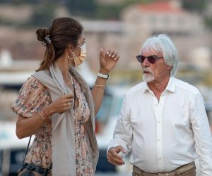 24.07.2021., Stradun, Dubrovnik - Bernard Charles Ecclestone, poznatiji kao Bernie Ecclestone, britanski poduzetnik i jedan od vodech ljudi Formule 1,prosetao je Stradunom u drustvu supruge Fabiane Flossi. 
Photo: Grgo Jelavic/PIXSELL