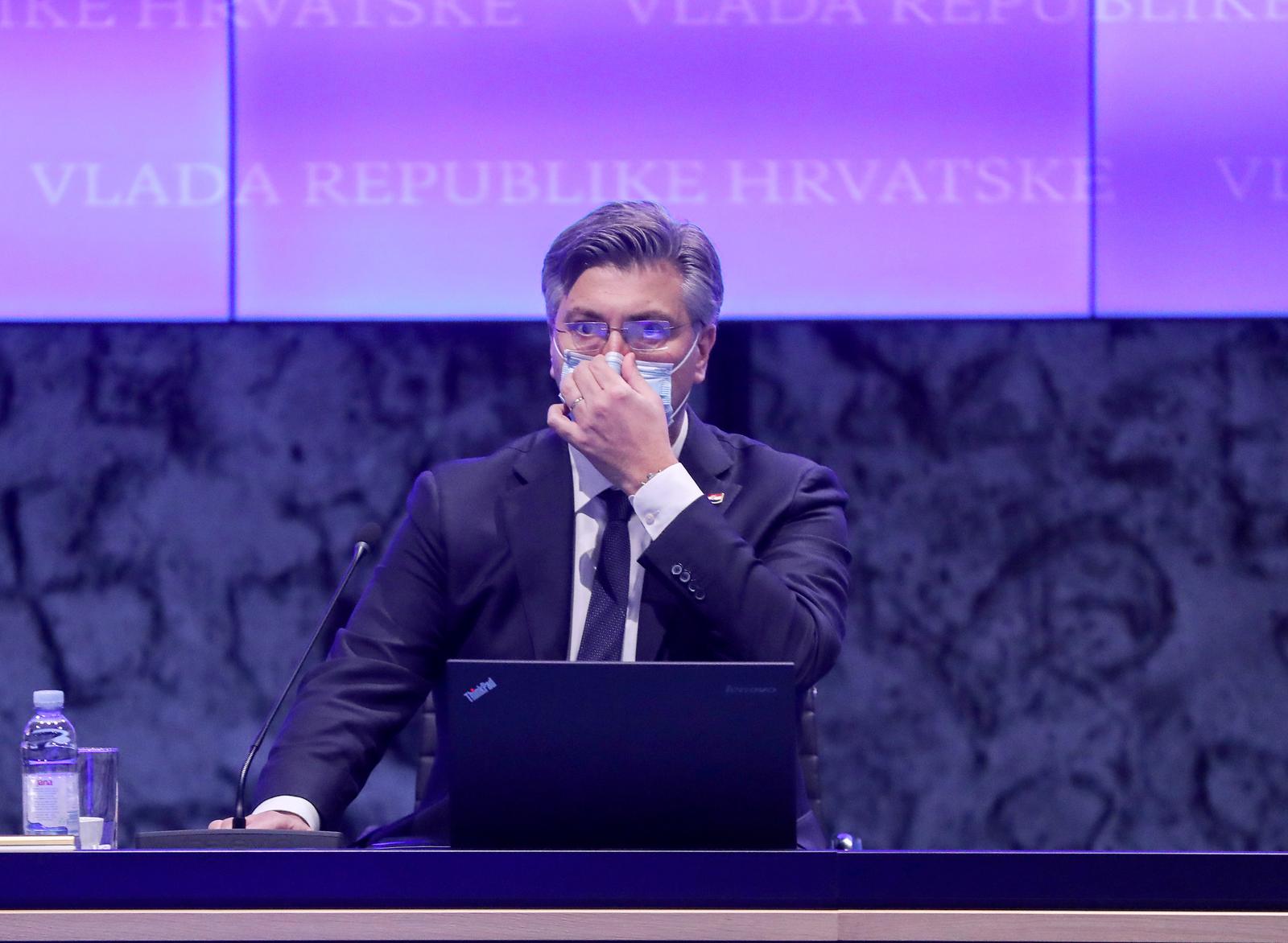 24.11.2021., Zagreb - U NSK je odrzana sjednica Vlade RH
