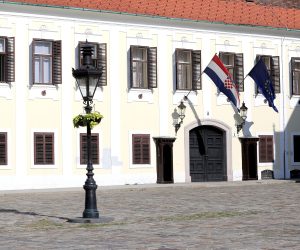 30.07.2021., Zagreb - Nakon jucer odradjene sjednice Vlade utihnuli su Banski dvori. Ljetna stanka za ministre traje do 19. kolovoza za kada je zakazana iduca sjednica, a do tada “kucu cuva” potpredsjednik Medved. 
Photo: Patrik Macek/PIXSELL