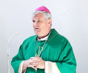 30.08.2021., Glina - U  crkvi Svetog Ivana Nepomuka sluzena je sveta misa za sve poginule, ubijene, nestale hrvatske branitelje i civilne zrtve Domovinskog rata. Vlado Kosic Photo: Patrik Macek/PIXSELL