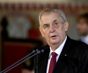 FILE PHOTO: Re-elected Czech President Milos Zeman attends the inauguration ceremony at Prague Castle in Prague, Czech Republic, March 8, 2018. REUTERS/David W Cerny/File Photo Photo: DAVID W CERNY/REUTERS
