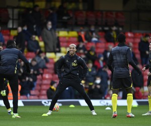 Soccer Football - Premier League - Watford v West Ham United - Vicarage Road, Watford, Britain - December 28, 2021 Watford's Joao Pedro during the warm up before the match REUTERS/Tony Obrien EDITORIAL USE ONLY. No use with unauthorized audio, video, data, fixture lists, club/league logos or 'live' services. Online in-match use limited to 75 images, no video emulation. No use in betting, games or single club /league/player publications.  Please contact your account representative for further details. Photo: TONY OBRIEN/REUTERS