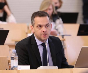 21.10.2021.,Split- 6. sjednica Gradskog vijeca. Vjecnik Ante Franic.
Photo:Ivo Cagalj/PIXSELL Photo: Ivo Cagalj/PIXSELL