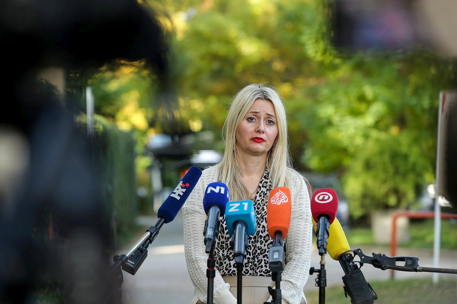 20.10.2021., Zagreb - Ivana Pavic Simetin, zamjenica ravnatelja Hrvatskoj zavoda za javno zdravstvo, komentirala je trenutnu epidemiolosku situaciju s obzirom na veliki porast novozarazenih. Photo: Goran Stanzl/PIXSELL