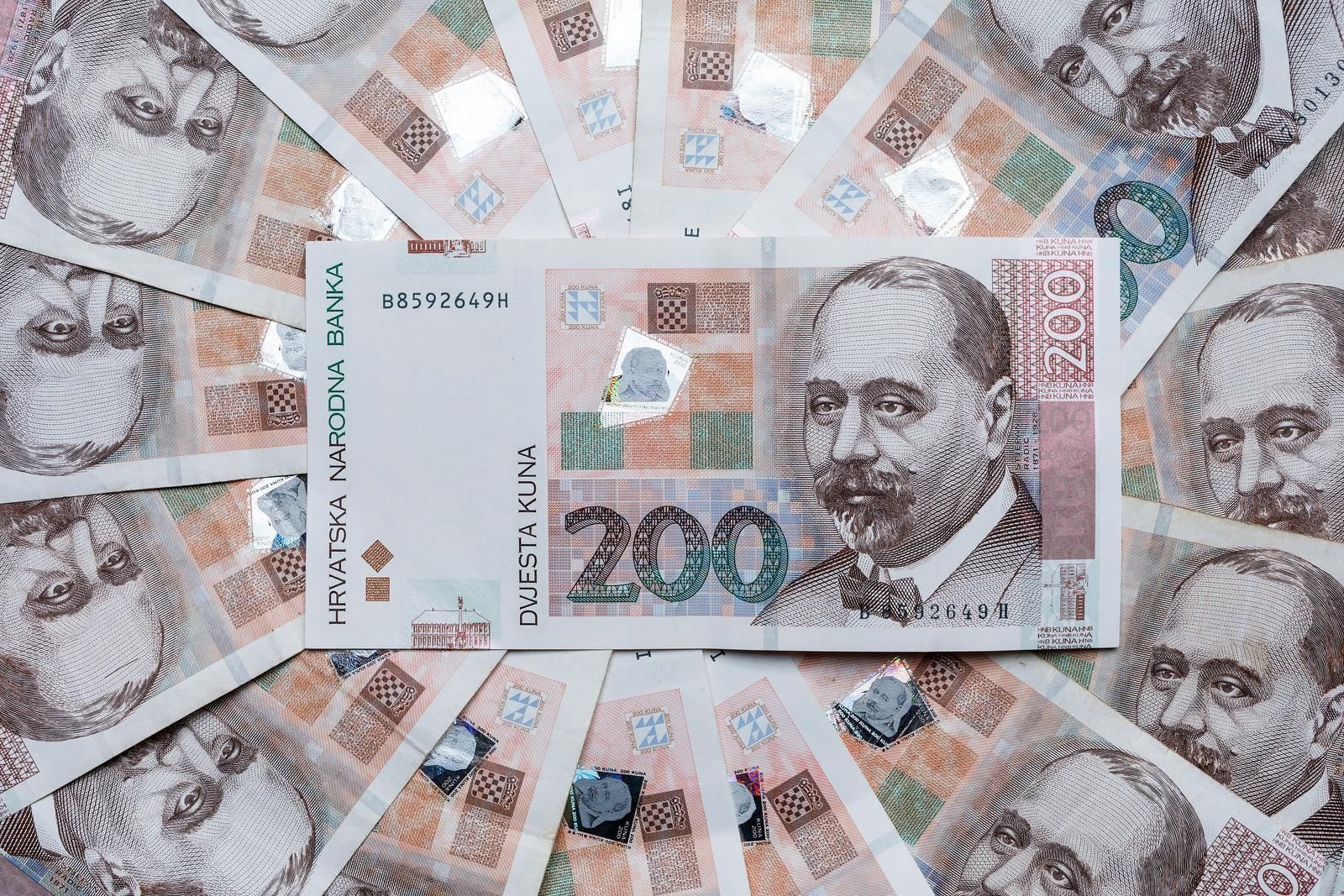 11.10.2021., Zagreb - Prelazak sa kune na euro, ilustracija.