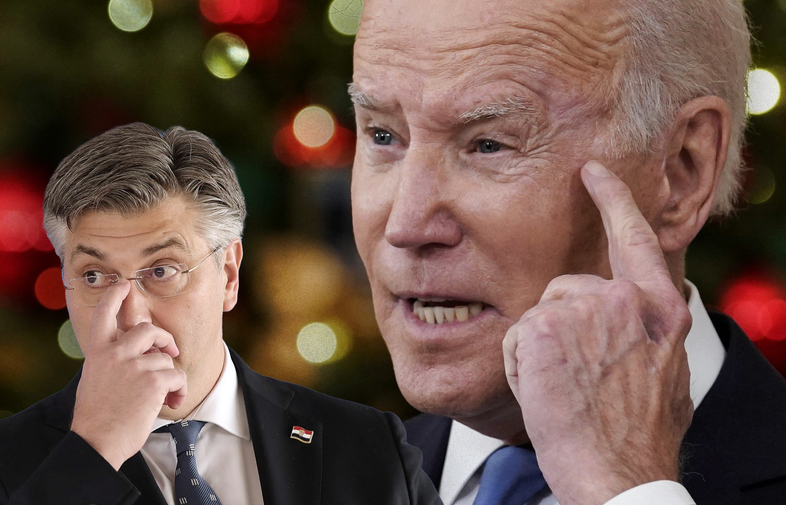 U.S. President Joe Biden speaks about the country's fight against the coronavirus disease (COVID-19) at the White House in Washington, U.S., December 21, 2021. REUTERS/Kevin Lamarque