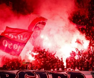 19.12.2021., stadion Poljud, Split - Hrvatski Telekom Prva liga, 20. kolo, HNK Hajduk - NK Osijek. Navijaci Hajduka, Torcida. Photo: Milan Sabic/PIXSELL